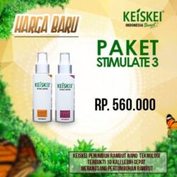 Paket Stimulate 3 Perawatan Rambut Rusak Dan Berketombe